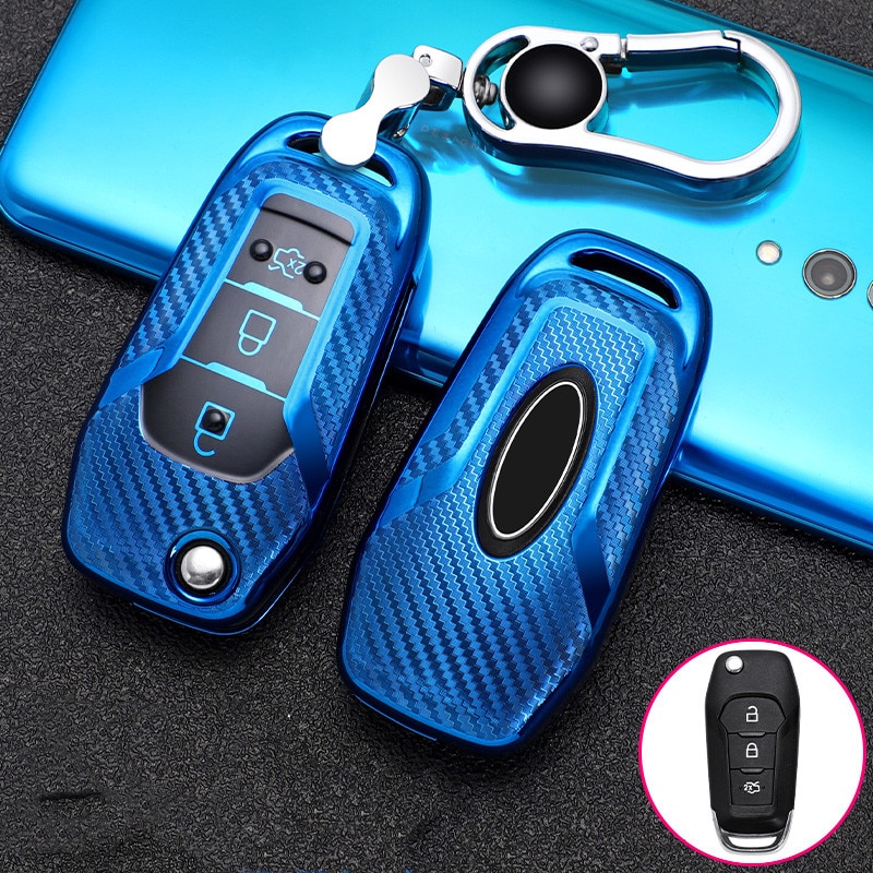 Ốp Bọc Chìa Khóa Xe Hơi Ford Fusion Fiesta Escort Mondeo Everest Ranger Max Kuga Focus Ecosport