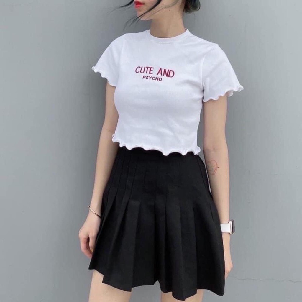 [Mã WASTUP giảm 10% tối đa 30K đơn 99K] Áo CROPTOP CUTE AND | BigBuy360 - bigbuy360.vn
