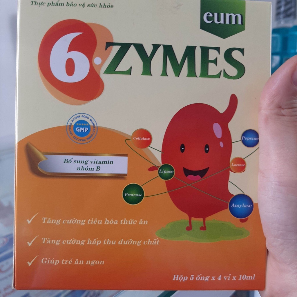 6 Zymes - Bổ sung đầy đủ 6 loại enzyme và vitamin nhóm B cần thiết cho cơ thể