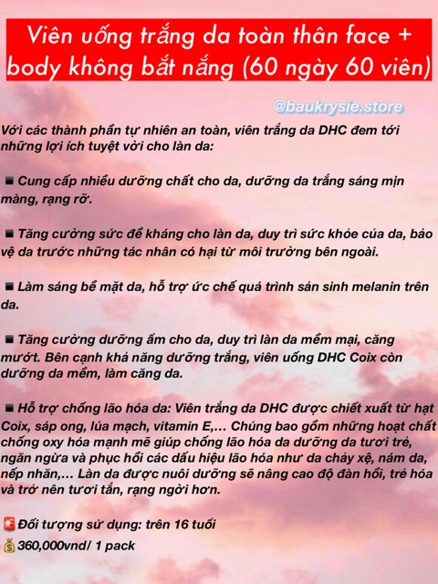 ĐẸP DA BỔ SUNG DƯỠNG CHẤT (hàng chính hãng) | BigBuy360 - bigbuy360.vn
