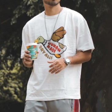 ⚡️[Mirror Quality] - Áo Tee Human Made x Kaws T-Shirt Logo 02, Áo thun Human Made Kaws cotton