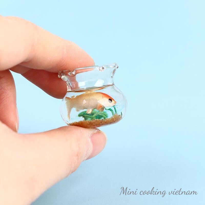 Mô hình bể cá mini cho nhà búp bê / Mini cooking vietnam
