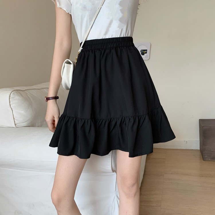 Chân váy ngắn 2 tầng xếp ly, chân váy vải voan (có video/ảnh thật) | BigBuy360 - bigbuy360.vn