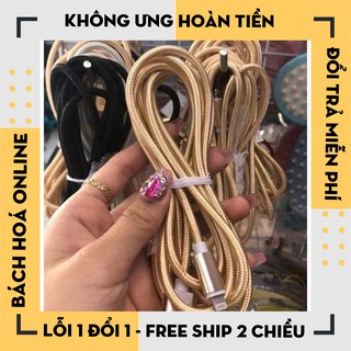[Hàng Loại 1] Dây Sạc IPhone, Android Dài 3M Bọc Dù Siêu Bền