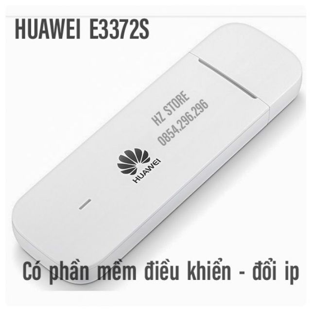 Usb Dcom 4G Huawei E3372s TỐC ĐỘ TỐI ĐA 150Mbps - Dcom Chạy phần mềm RasModem , Simstore