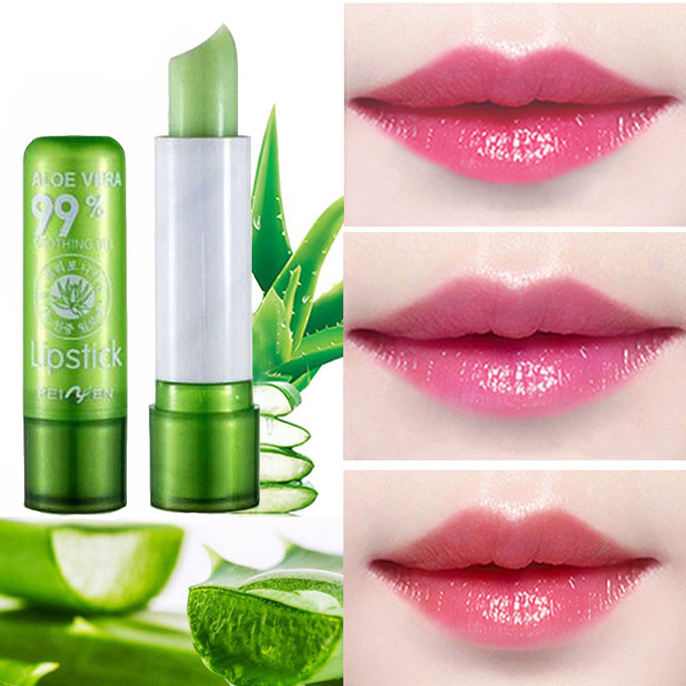 Classic aloe discoloration lipstick does not fade lipstick moisturizing and moistening anti dry cracking pregnant women can use lip balm.