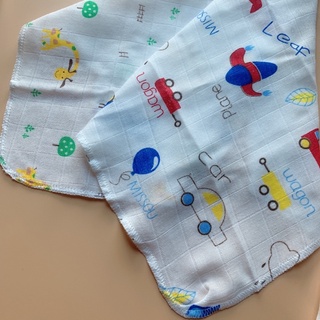 Set 10 Khăn Sữa Cho Bé Sơ Sinh Aden Túi Lưới