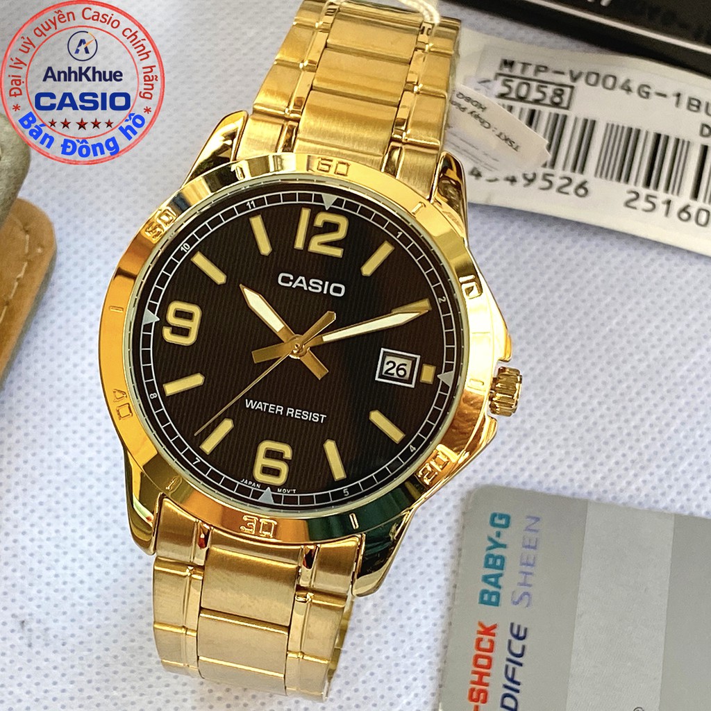 Đồng hồ nam Casio MTP-V004 MTP-V004D MTP-V004G MTP-V004SG dây thép bảo hành 1 năm ch | BigBuy360 - bigbuy360.vn