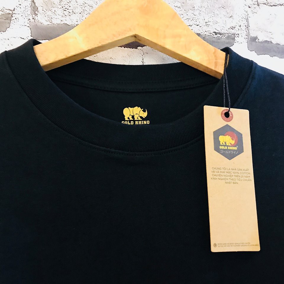 áo thun Nam cổ tim cao cấp hiệu GOLD RHINO màu đỏ đô ngắn tay 100% cotton vải mịn thoáng mát kháng khuẩn -Hàng Có Sẵn