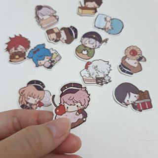 Sticker chibi dán trang trí scrapbook, planner,... size nhỏ 3-4cm