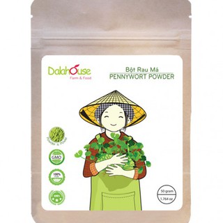 DALAHOUSE- Bột RAU MÁ 100% Nguyên Chất túi 50gr
