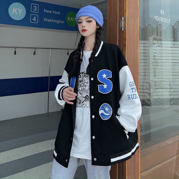 Áo khoác dù bomber nam nữ unisex cực đẹp dành cho các cặp đôi KME FASHION