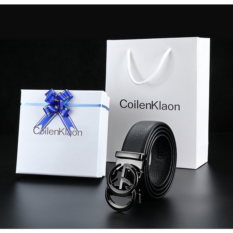 Thắt lưng da nam-dây nịt da bò 2 lớp Coecn Koen hhb BH 12 tháng