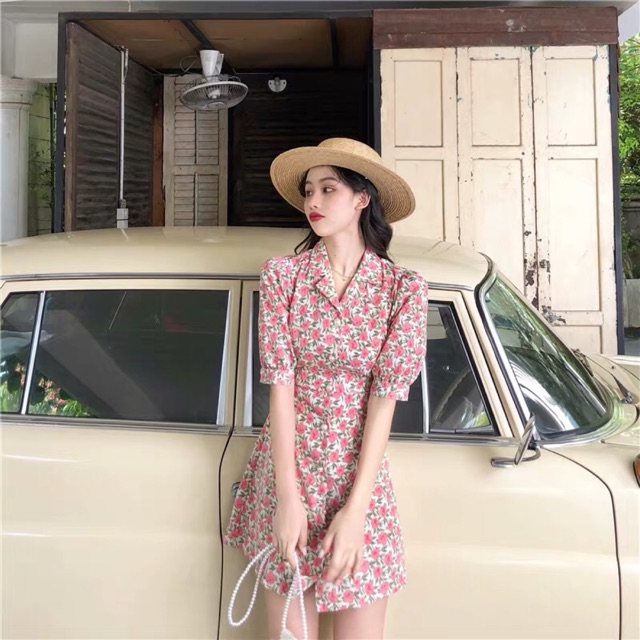 Váy DILY hoạ tiết