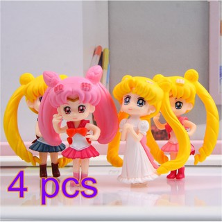 Sailor Moon Phụ KiệN BúP Bê 4 MặT ThủY Thủ MặT TrăNg Q PhiêN BảN Phụ KiệN TúI BúP Bê Tsukino Usagi