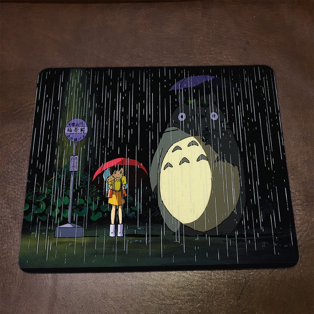 Lót chuột máy tính Anime My Neighbor Totoro Wallpapers 1 Mousepad cao su êm ái. Nhận in theo yêu cầu