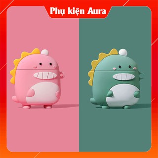 🔥Vỏ tai nghe Airpods - Hình Khủng Long 2🔥 Phù Hợp Với Airpods 1-2 Siêu Cute Dễ Thương - Bảo vệ case - Phukienaura