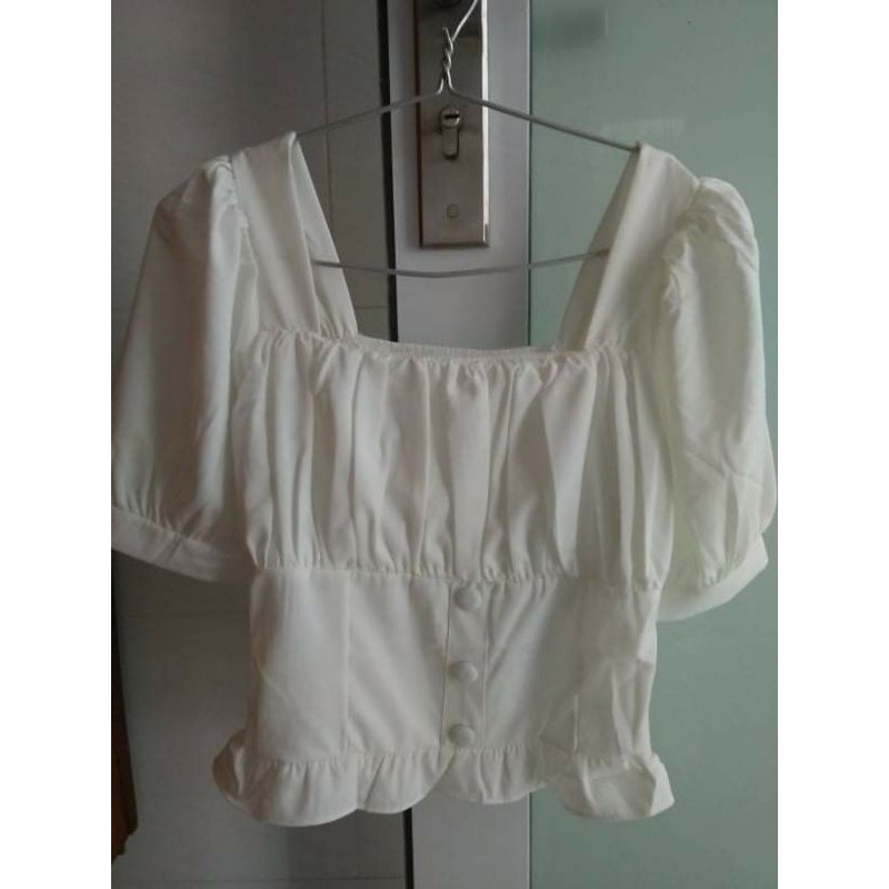 Áo croptop trắng | BigBuy360 - bigbuy360.vn