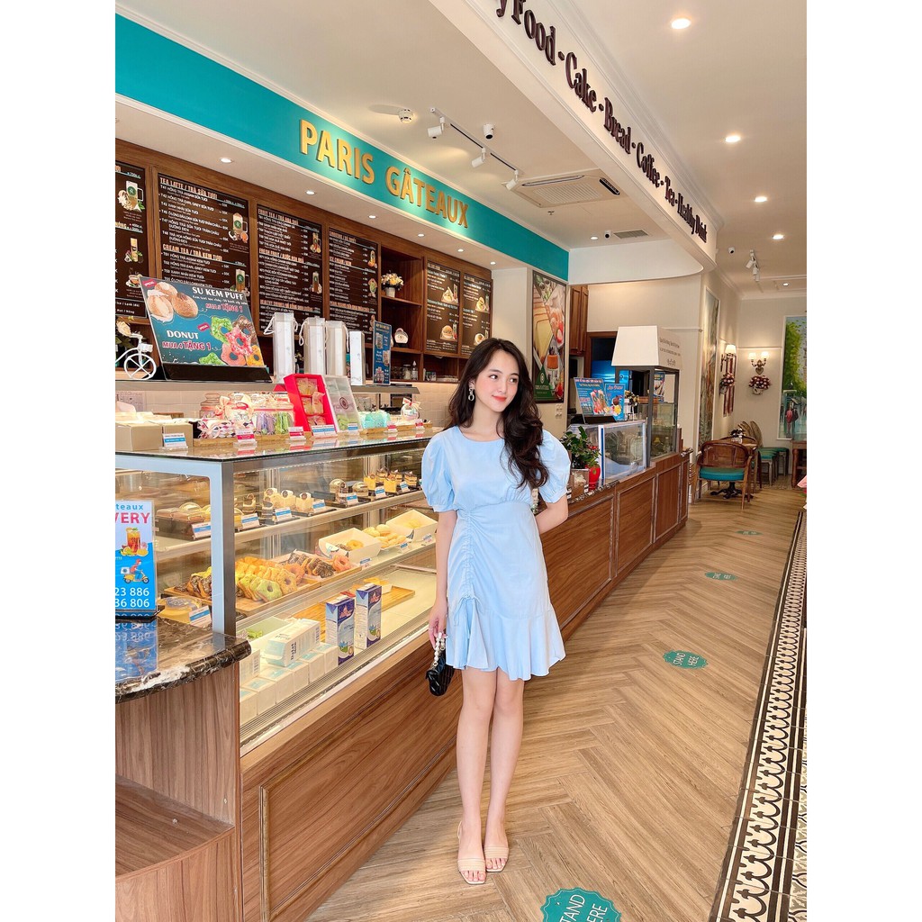 Váy Trắng Tay Bèo Babydoll - Đầm dự tiệc đi chơi dạo phố dáng xòe đi bar sang chảnh- Hàng thiết kế | BigBuy360 - bigbuy360.vn