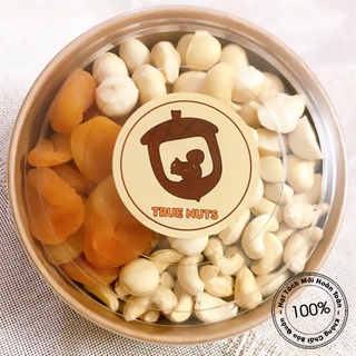 Mixnuts 3 Loại Hạt Dinh Dưỡng Mơ Sấy Sẻo (hạt điều, macca, mơ sấy dẻo không đường)