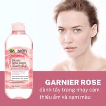 Nước Tẩy Trang Garnier Micellar Cleansing Water Pháp 400ml tẩy trang sạch sâu, hiệu quả
