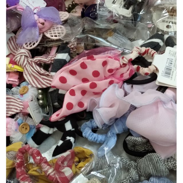 Combo 20 cột tóc đủ mẫu đủ màu ngẫu nhiên