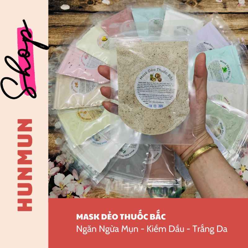 Mặt Nạ Mask Dẻo Thuốc Bắc Handmade