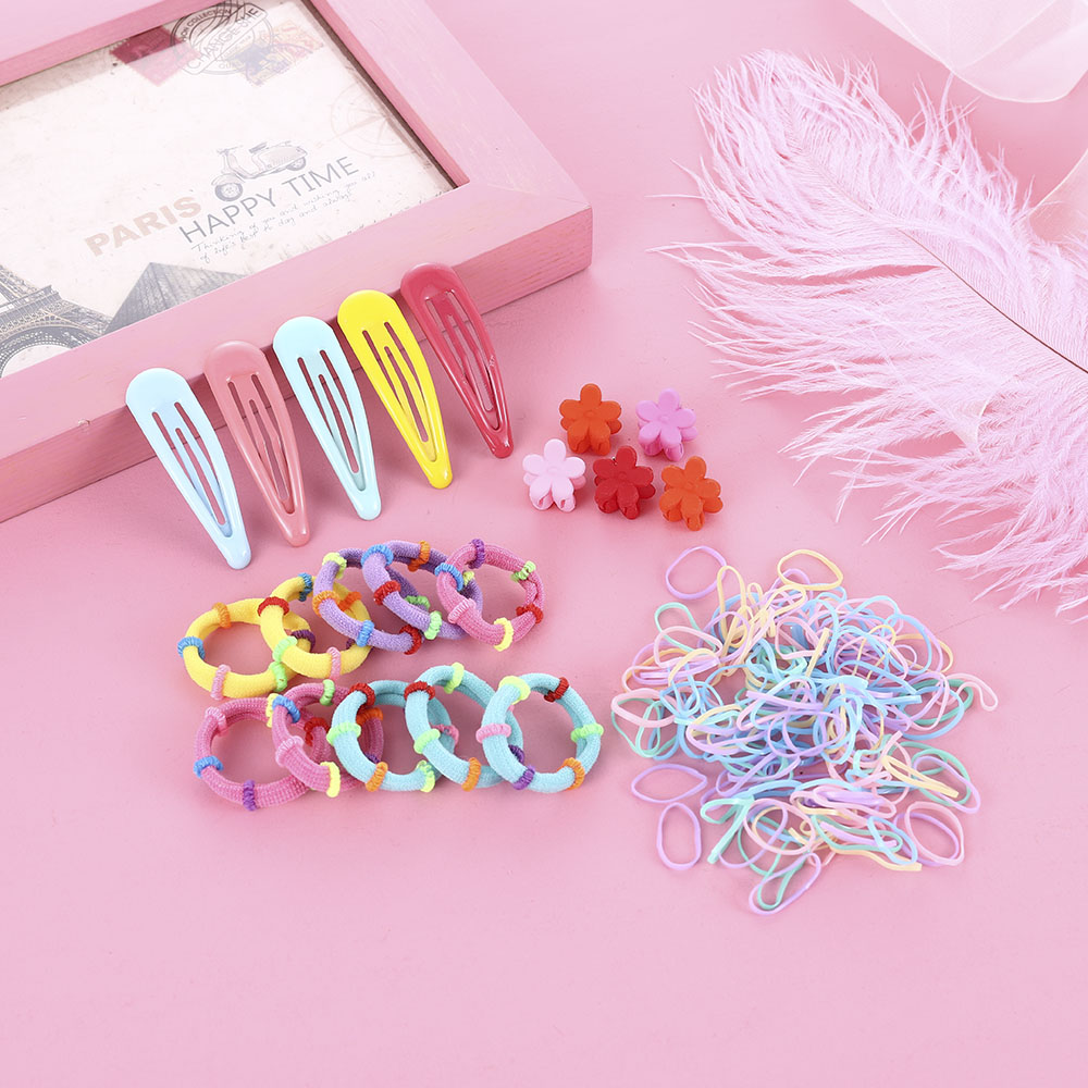 Set 220 Kẹp Tóc Nhiều Màu Sắc Cho Bé Gái