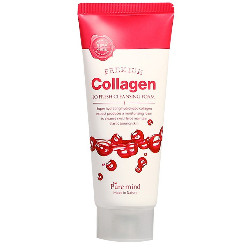 Sữa rửa mặt Collagen Pure Mind Collagen So Fresh Cleansing Foam 100ml