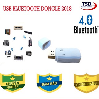 USB Bluetooth Dongle V4.0 2018 - USB Biến loa thường thành loa Bluetooth