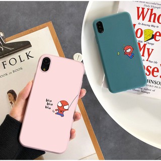 Ốp lưng iphone người nhện leo dây  dẻo