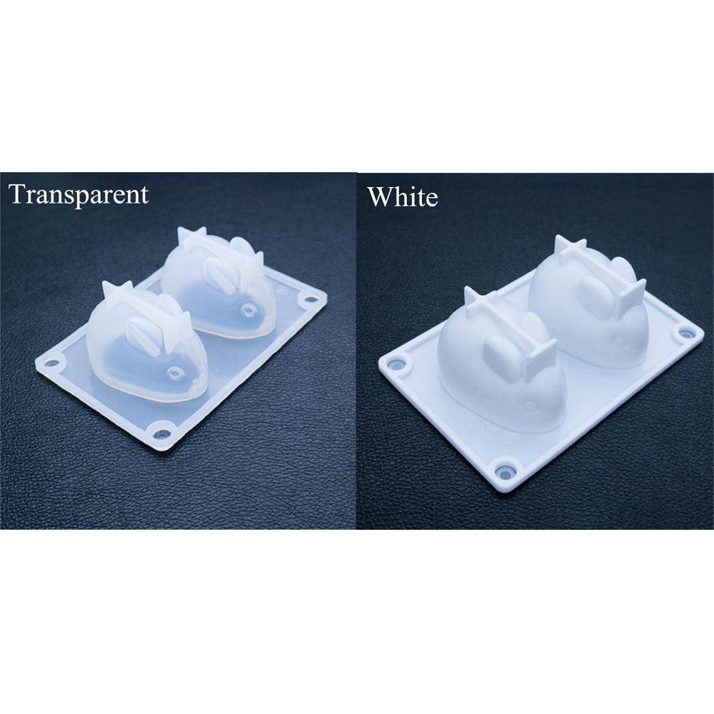 Khuôn Silicone Tạo Hình Làm Bánh Kẹo Hình Thỏ Phục Sinh 3d Nhiều Màu