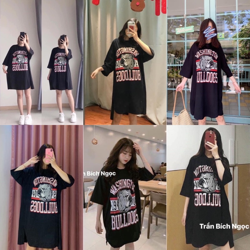 ĐẦM THUN SUÔNG BULLDOG OVERSIZE DRESS - ĐẦM FROM RỘNG