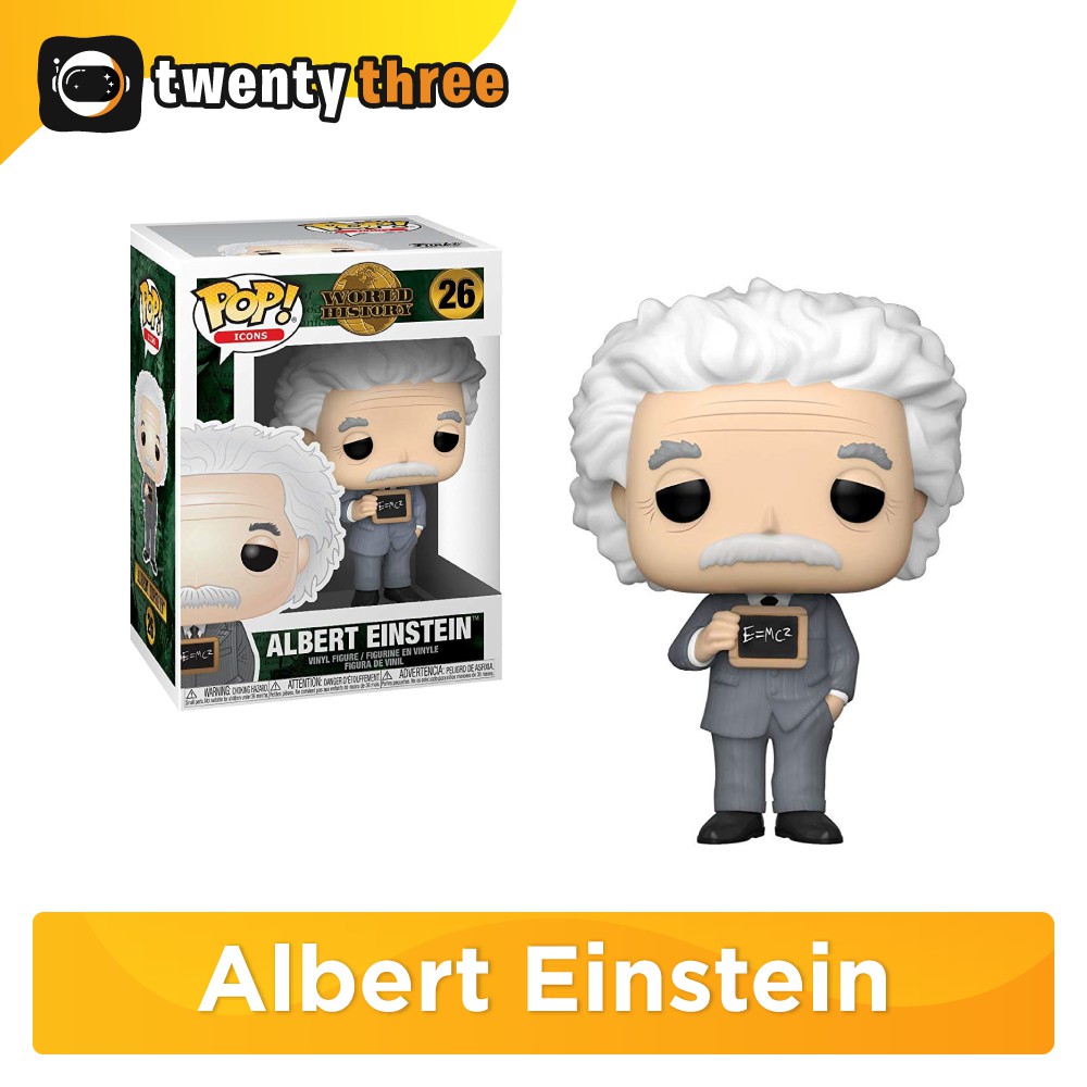 Mô hình đồ chơi Funko Pop • Albert Einstein 26 • Word History