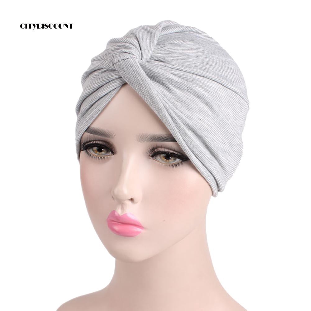 Mũ turban trùm đầu kiểu dáng thời trang dành cho nữ