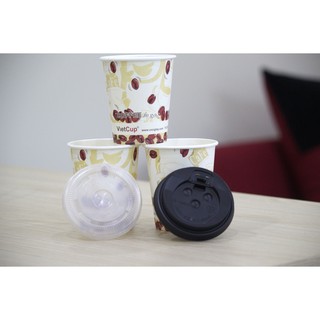 100 Ly giấy coffee to go nóng 8oz (mẫu 1) – 240ml (không năp)