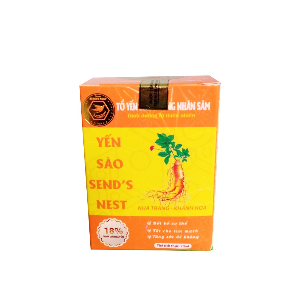 [SALE 3 NGÀY] 1 LỌ Yến sào SEND'S NEST 18% tổ yến cao cấp (10 lọ tặng 1 lọ 18% vị ngẫu nhiên)