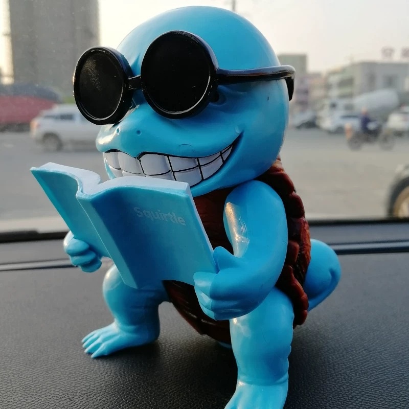 Mô hình nhân vật pokemon Pikachu Charmander Squirtle Gangar Bulbasaur mặt bựa