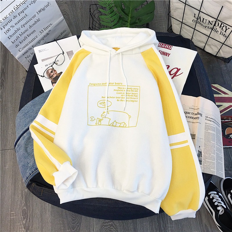 Sale 70% Áo hoodie nữ kiểu dáng thời trang phong cách Hàn Quốc,  Giá gốc 233,000 đ - 110B66