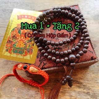 Vòng Tay Trầm Hương 108 Hạt - ( Mua 1 Tặng 2 có kèm Hộp Gấm)