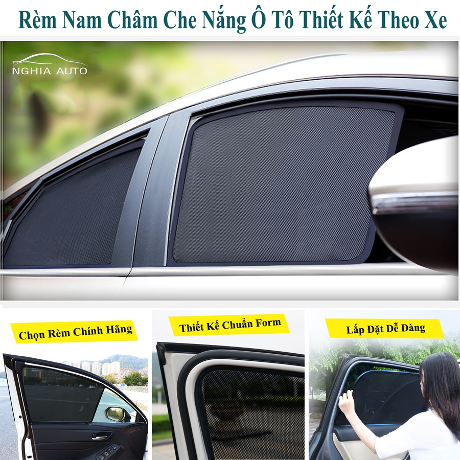 Bộ Rèm Che Nắng Ô tô loại 1 Vải Dày; Chuẩn Theo từng xe ; Hàng Việt Nam