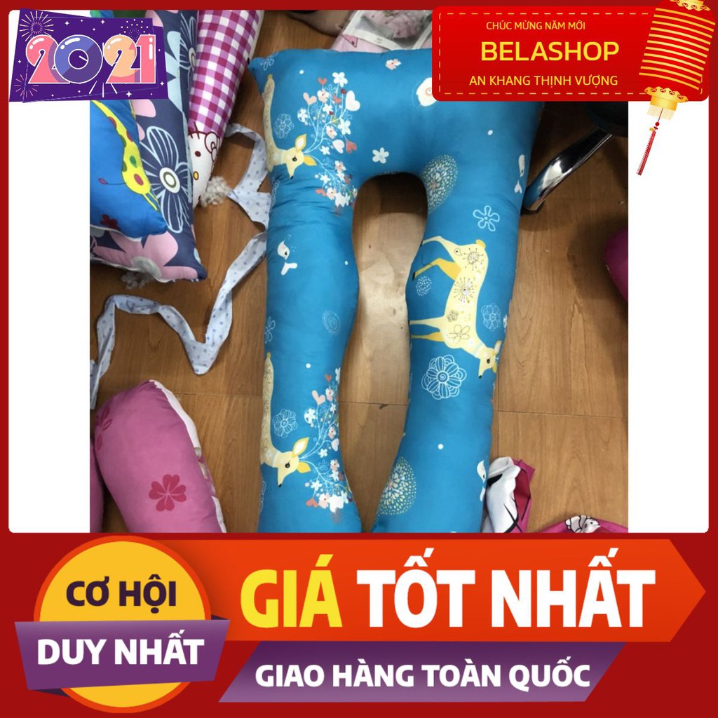 Gối ôm bà bầu chữ u hình nai vàng