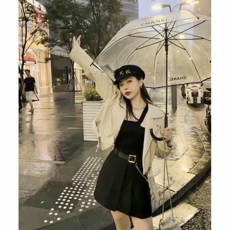Ô trong suốt Chà Neo, phụ kiện thời trang cho giới trẻ