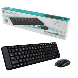 Bộ bàn phím chuột logitech mk220 - chính hãng