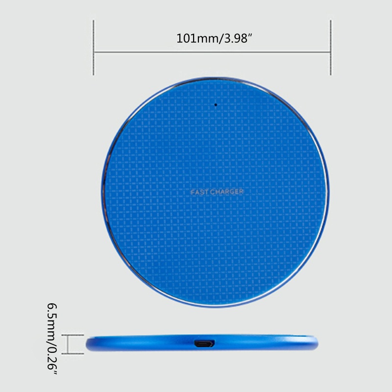 Đế Sạc Không Dây 10w Qi Cho Iphone 11 12 X Xr Xs Max 8 - Samsung - Xiaomi - Huawei
