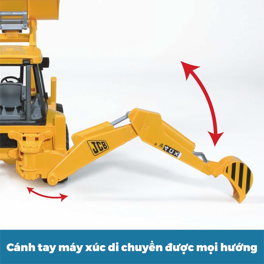 Đồ chơi dạng mô hình theo tỷ lệ thu nhỏ 1:16 Xe xúc đào tổng BRUDER BRU02428