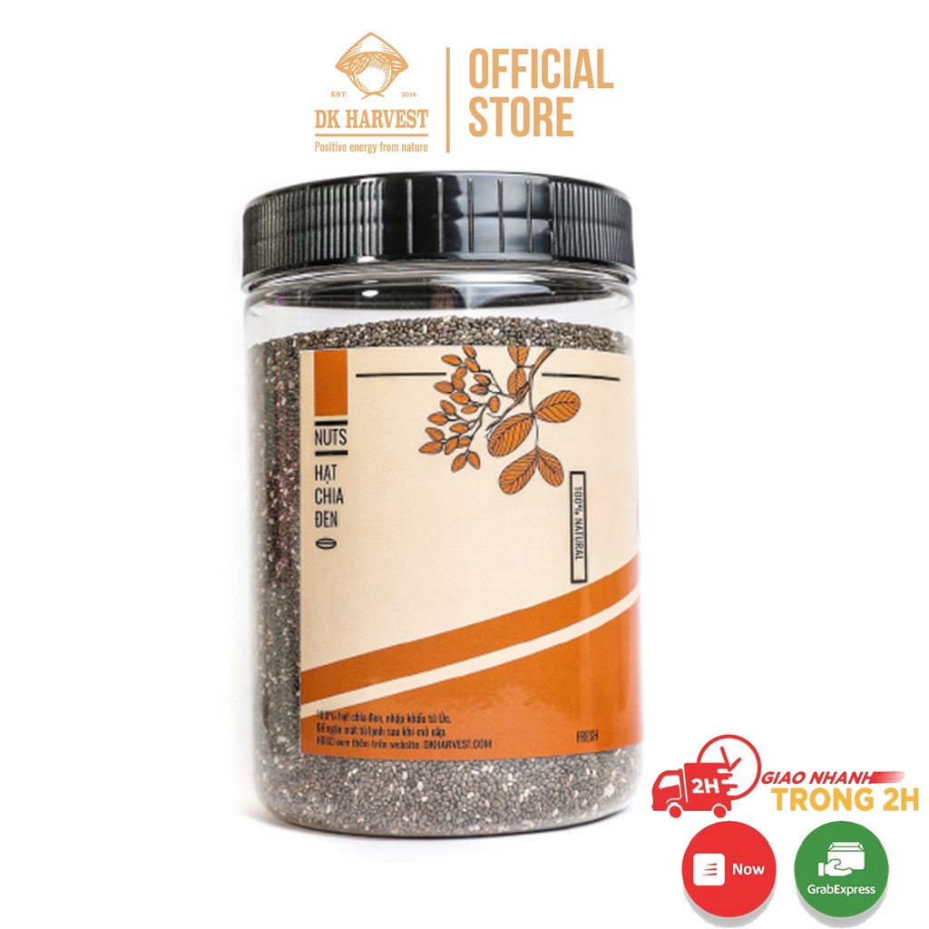 Hạt Chia Organic DK Harvest Nhập Khẩu Úc - Hạt chia chính hãng. Hạt chia giảm cân, Hạt chia hữu cơ