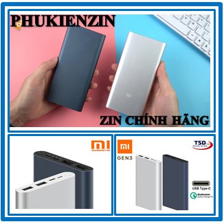 Sạc dự phòng Xiaomi Gen 3 10000mAH Bản Sạc Nhanh 2019 – Xiaomi Mi 18W Fast Charge Power Bank chính hãng