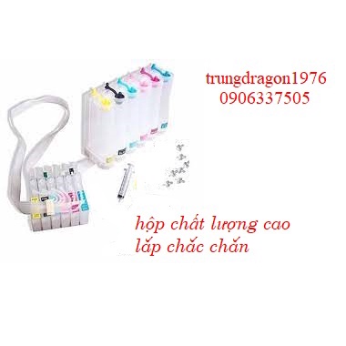 BỘ TIẾP MỰC MÁY IN ÉPSON - BỘ CHƯA BAO GỒM CHIP MỰC