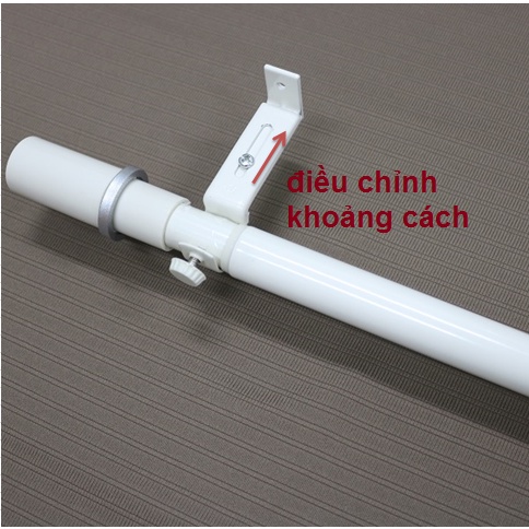 Thanh treo rèm cửa trục đơn 1.5m ~ 3m